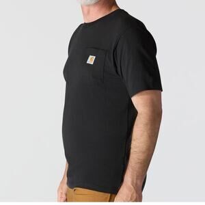 Carhartt Iconic K87 Pocket T-Shirt Size S Black (178)
